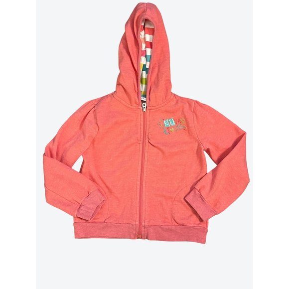 Truly Scrumptious Designed by Heidi Klum Pink Cotton Polyester Blend Hoodie SZ 4 - Picture 1 of 11